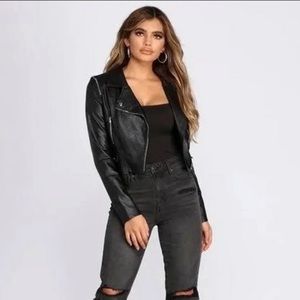 Faux Leather Jacket